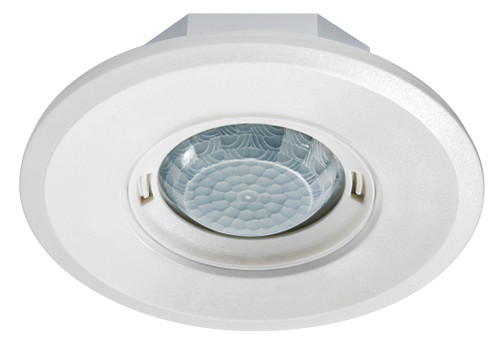 Esylux EP10451706 KNX Design-Deckeneinbau-Präsenzmelder mit 360° Erfassungsbereich PD-FLAT 360i/8 ROUND WHITE KNX