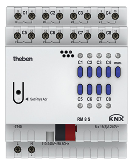 Theben 4940220 RM 8 S KNX