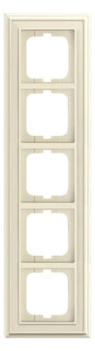 Busch-Jaeger 1725-832 Abdeckrahmen 5-fach Rahmen elfenbeinweiß 2CKA001754A4677