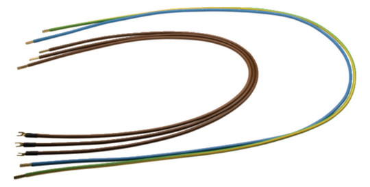 Hager Y89S Abgangskabelbaum univ.Z 10mm² 5P. L1 2 3 N PE=950 950 950 1350 1400 H/G