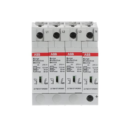 ABB OVR T1-T2 4L 12.5-275s P QS Kombi-Ableiter T1-T2 12.5kA/Pol, TNS 2CTB815710R2300