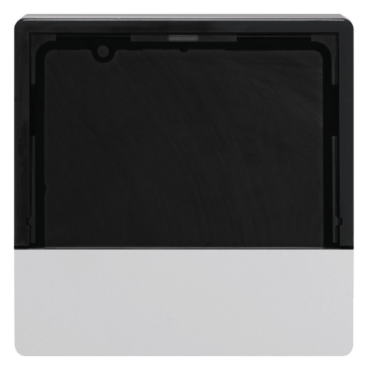 Berker 80960129 Abdeckung für KNX Temperaturregler und Raumcontroller Q.1/Q.3 polarweiß samt