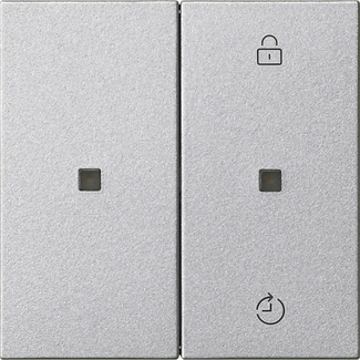Gira 549326 Gira eNet Funk Bedienaufsatz Memory System 55 alu lackiert