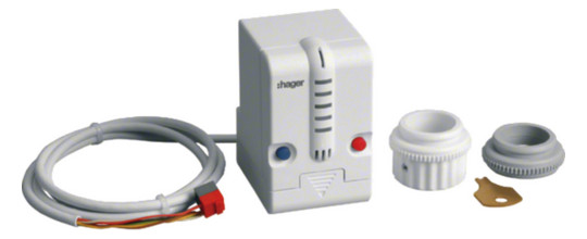 Hager TX502 Stellantrieb motorischer mit Temperaturregelung und integr. Temperatursensor KNX